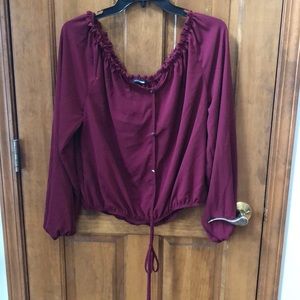 fashion nova off the shoulder top